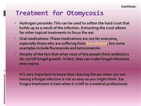 PPT - Otomycosis: Causes, Symptoms, Daignosis, Prevention and Treatment ...