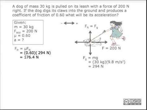 Example of finding Fnet (Force Net). - YouTube