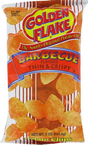 Golden Flake Barbecue Potato Chips, 5 Oz - King Soopers