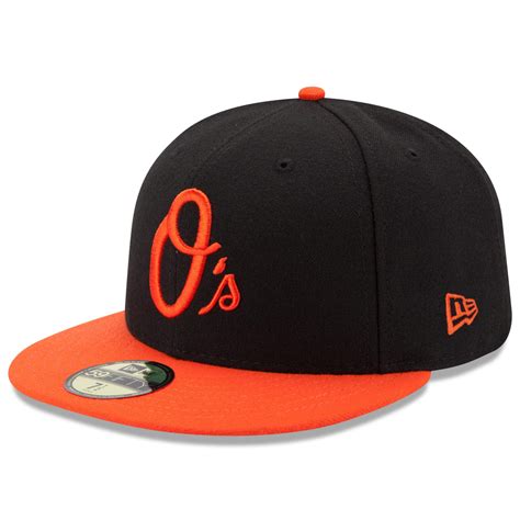 New Era Baltimore Orioles Black/Orange Alternate Authentic Collection ...