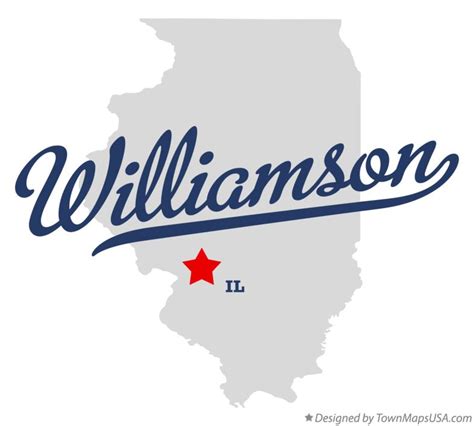 Map of Williamson, IL, Illinois