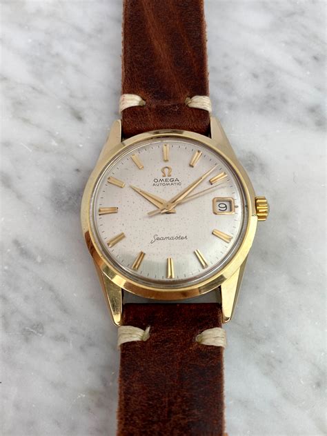 SOLID GOLD Omega Seamaster Vintage Automatic Date | Vintage Portfolio