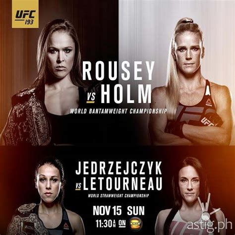 Ronda Rousey to fight 3-div world boxing champ Holly Holm on UFC 193 ...