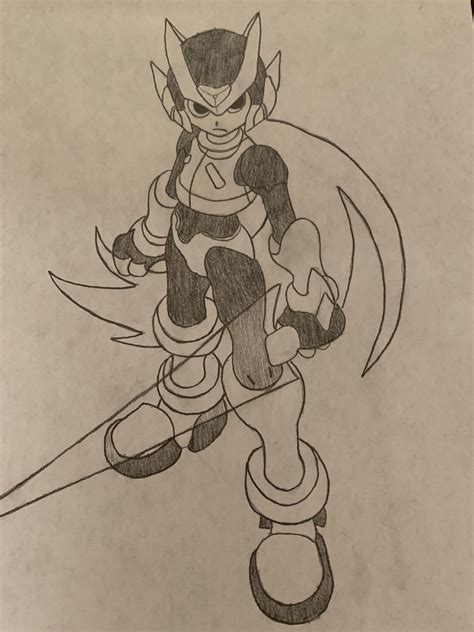 Zero drawing : r/Megaman