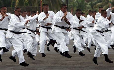 Indonesian Soldiers Perform Their Martial Art Editorial Stock Photo ...