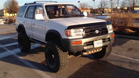 1997 Toyota 4Runner lifted 6 inches on 35s - YouTube