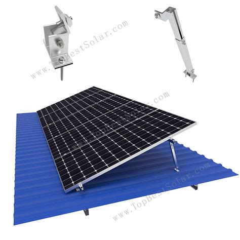 Adjustable solar metal roof mounts factory direct wholesale price