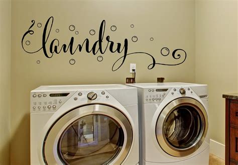 Laundry Room Decor - Laundry Wall Decal - Wall Decal - Laundry Decal ...