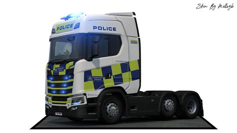 Police NG Scania Skin 2 v1.0 ETS2 - Euro Truck Simulator 2 Mods ...