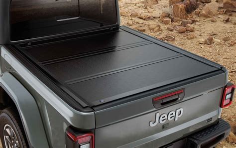 2020 Jeep Gladiator Exterior Accessories Tonneau Covers Folding Parts | Mopar Estores