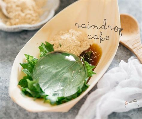 Ingredients for raindrop cake - andhooli