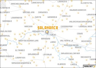 Salamanca (Mexico) map - nona.net