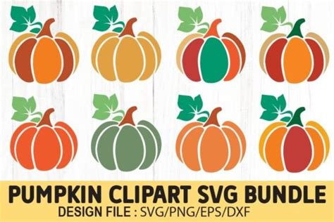 Pumpkin Clipart Svg Bundle,pumpkin Svg Graphic by CraftSVG · Creative ...