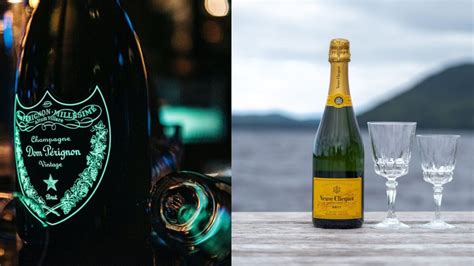 The History Of Veuve Clicquot And Dom Perignon Champagnes?