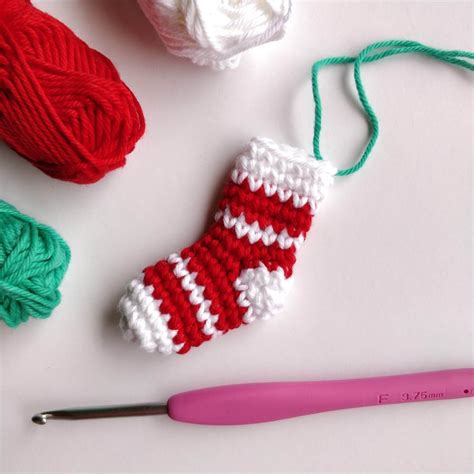 Crochet Mini Christmas Stocking Pattern Free Happy Tuesday And Welcome ...