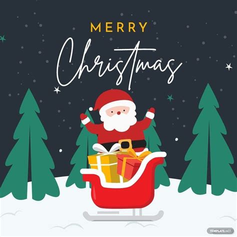 Christmas Eve Illustration in Illustrator, PSD, EPS, JPG, PNG, SVG ...