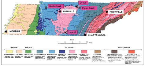 West Tennessee Elevation Map