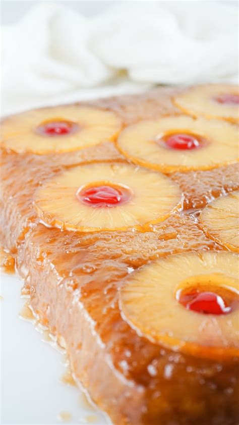 Vegan Pineapple Upside Down Cake | Delicious Everyday