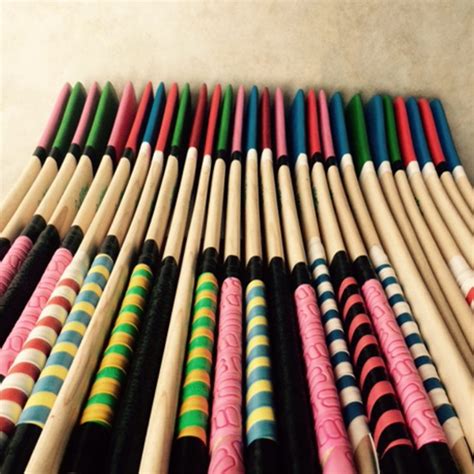 Coloured Handmade Hurls - Hand crafted ash hurls for performance.