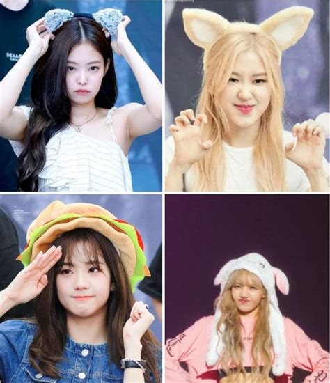 Cute BLACKPINK Girls with Bunny Ears