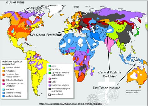 Wikipedia, the Difficulties of Mapping World Religions, and a Most ...