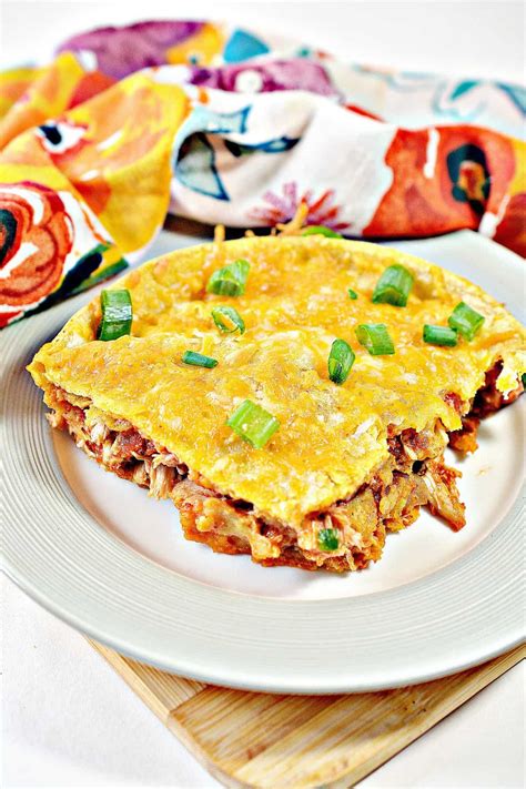 Shredded Chicken Enchilada Casserole - Sweet Pea's Kitchen