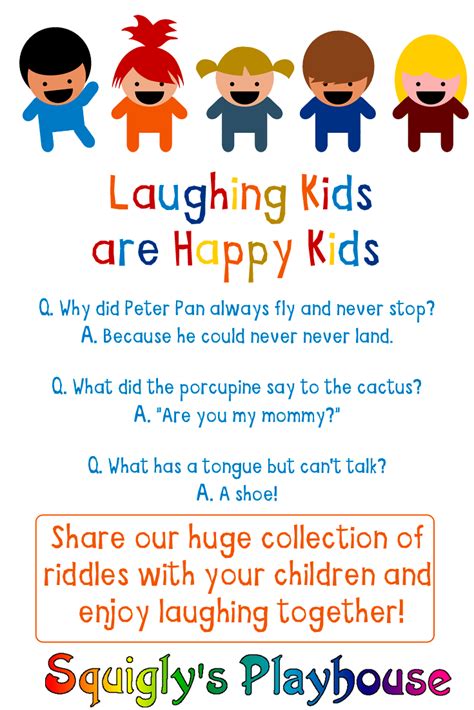 Funny Riddles for Kids at Squigly's Playhouse