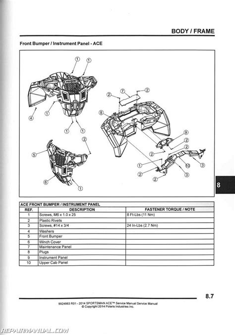 Polaris Ranger Parts Diagram Pdf