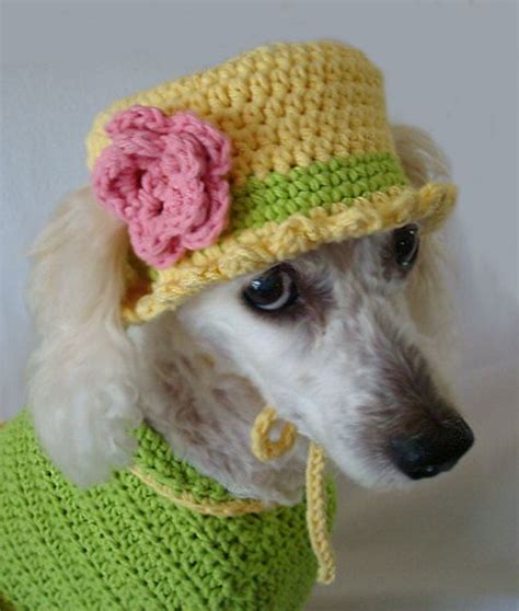 Dog Clothes - Summer Dress with Hat - Size Medium | Dog clothes, Hat ...