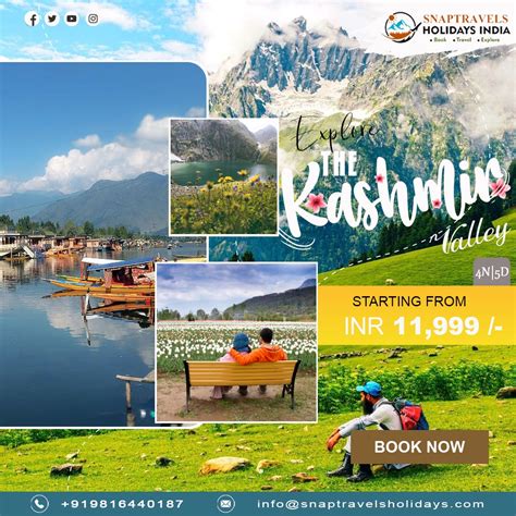 Get the Affordable Kashmir Tour Packages - SnapTravels Holidays India ...