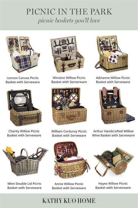 Picnic Essentials | Kathy Kuo Home | Picnic basket, Picnic gifts, Picnic