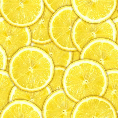 Seamless pattern of yellow lemon slices - Stock Photo , #AFF, #yellow, #pattern, #Seamless, # ...