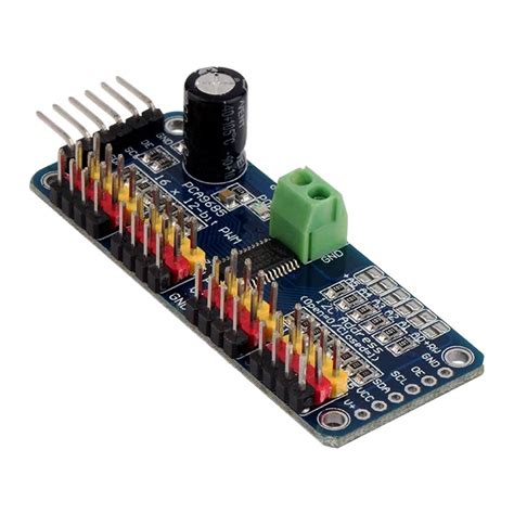 16-Channel 12-bit PWM/Servo Driver Module - I2C Interface - PCA9685 | Phipps Electronics