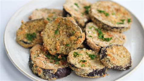 Healthy Baked Breaded Eggplant Recipe