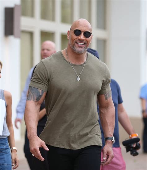 Dwayne Johnson on Jumanji Press Tour Pictures 2017 | POPSUGAR Celebrity