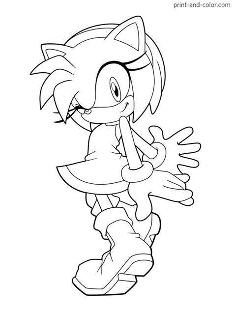 Sonic The Hedgehog Characters Coloring Pages - short rose quotes and ...