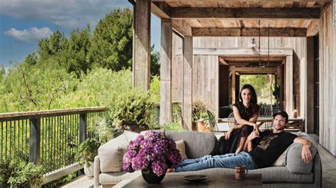 Mila Kunis and Ashton Kutcher reveal their LA farmhouse in Architectural Digest - CNN Style