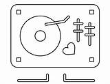 Valentines Day Record Player coloring page  Free Printable Coloring Pages sketch template
