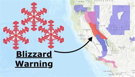 Noaa: California Storm Upgraded | Blizzard Warning Issued | 34-78 ...