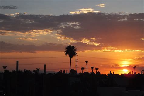 Tempe Sunset | Sunset from the outdoor dining area on the to… | Flickr