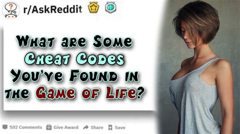 What are Some Cheat Codes You've Found in the Game of Life? | Reddit ...