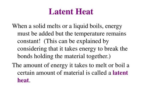 PPT - Latent Heat PowerPoint Presentation, free download - ID:1138765