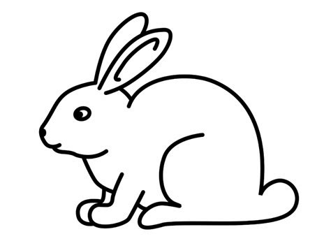 Easy Rabbit Drawing | Free download on ClipArtMag