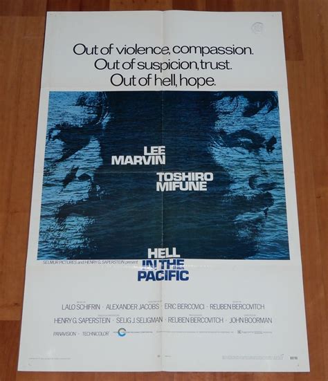 ORIGINAL MOVIE POSTER HELL IN THE PACIFIC 1968 FOLDED ONE SHEET - Boonsart shop