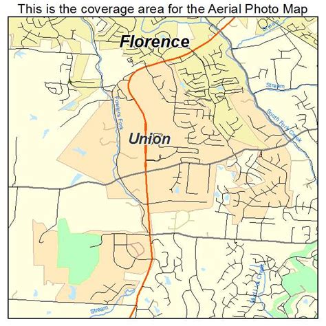 Aerial Photography Map of Union, KY Kentucky