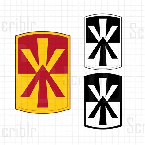 11th Air Defense Artillery Brigade Unit Patch Vector SVG PNG - Etsy