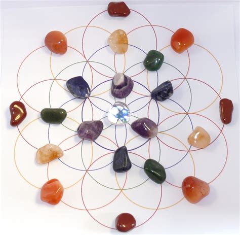 Personalized Crystal Grids - Custom Crystal Grid - Sacred Geometry ...