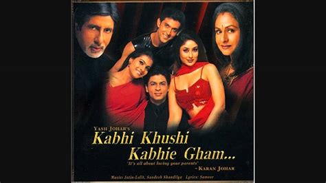 KABHI KHUSHI KABHIE GHAM (TITLE TRACK) LYRICS | Lata Mangeshkar | Kabhi ...