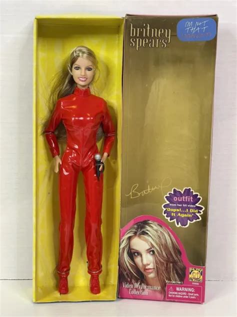 BRITNEY SPEARS DOLL Oops I Did It Again Music Video Red Outfit Suit ...