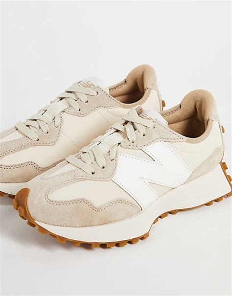 New Balance 327 sneakers in oatmeal and white | ASOS